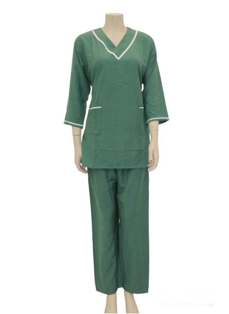 Housemaid Uniform Maid Nanny Scrub Suit 4 piece set