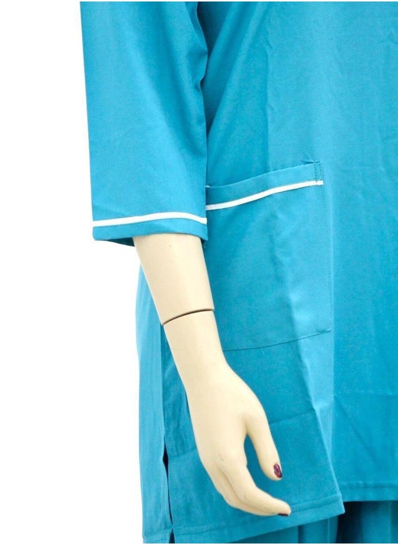 Housemaid Uniform Maid Nanny Scrub Suit 4 piece set