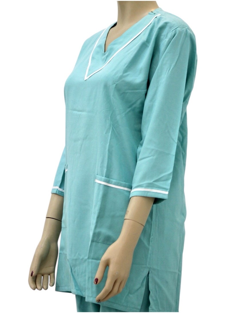 Housemaid Uniform Maid Nanny Scrub Suit 3 piece set