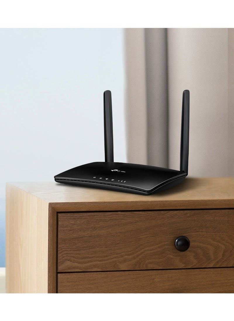 TP-Link Wireless N 4G LTE Router TL-MR6400 black