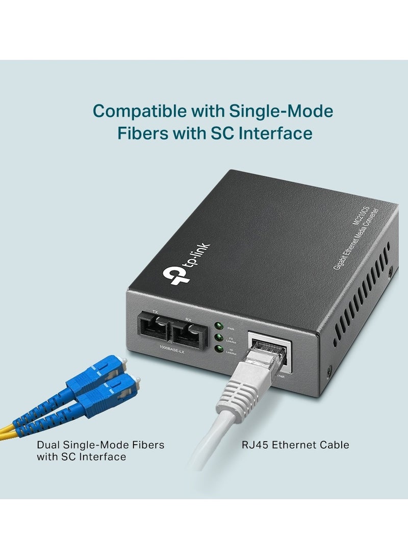 TP LINK Gigabit Single MC210CS Mode Media Converter