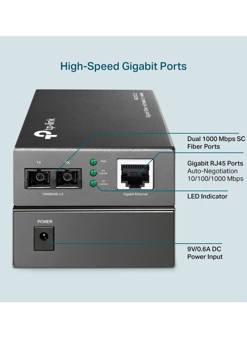 TP LINK Gigabit Single MC210CS Mode Media Converter