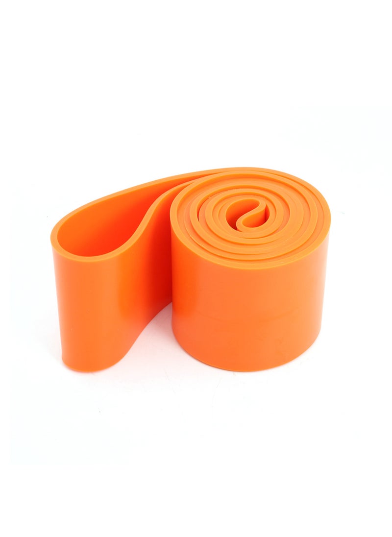 elastic band resistance band strength training exercise fitness latex TPE pull-up 2080 pull-up thick circle yoga Orange 2080*4.5*83MM