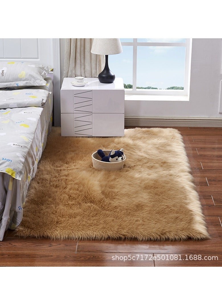 Faux Sheepskin Wool Fluffy Rug