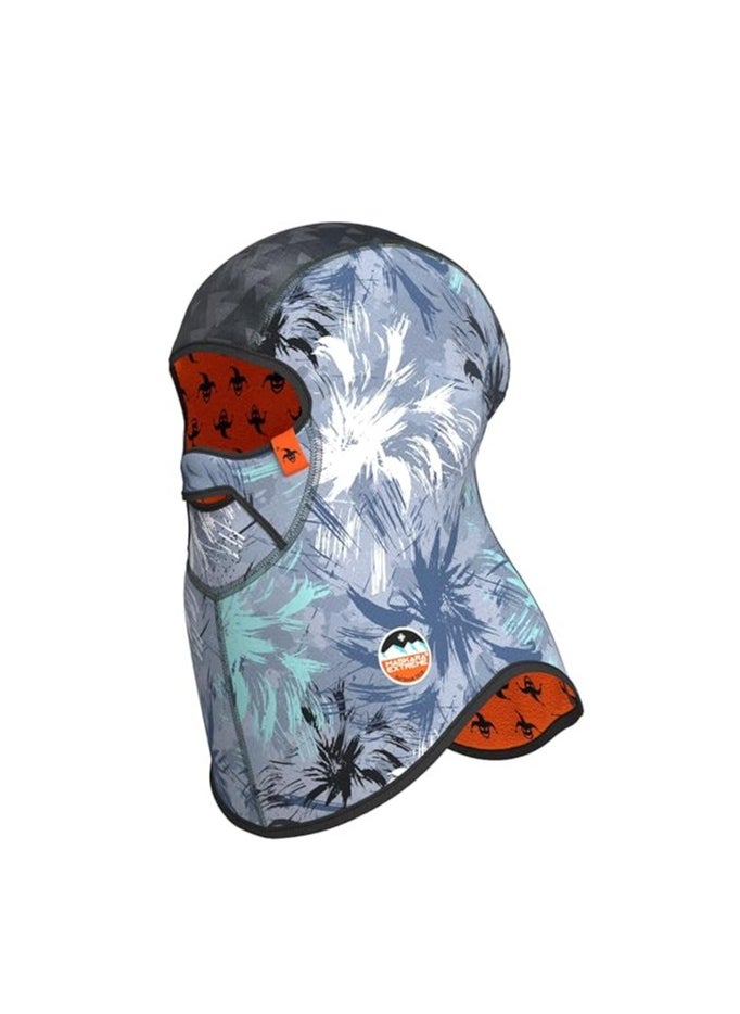 Maskara Extreme Rider Balaclava, Perforated Front for Easy Breathing, Elastic & Quick-Dry, Helmet-Friendly, Blue Splash