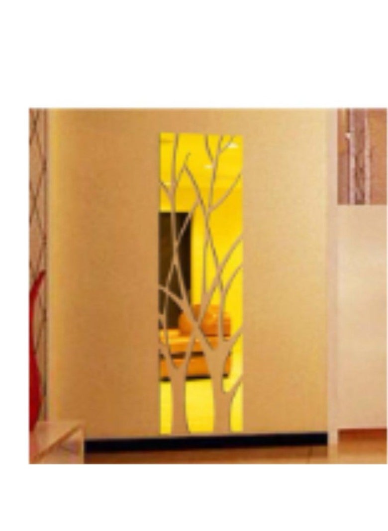 Acrylic Three-Dimensional Tree Mirror Wall Sticker