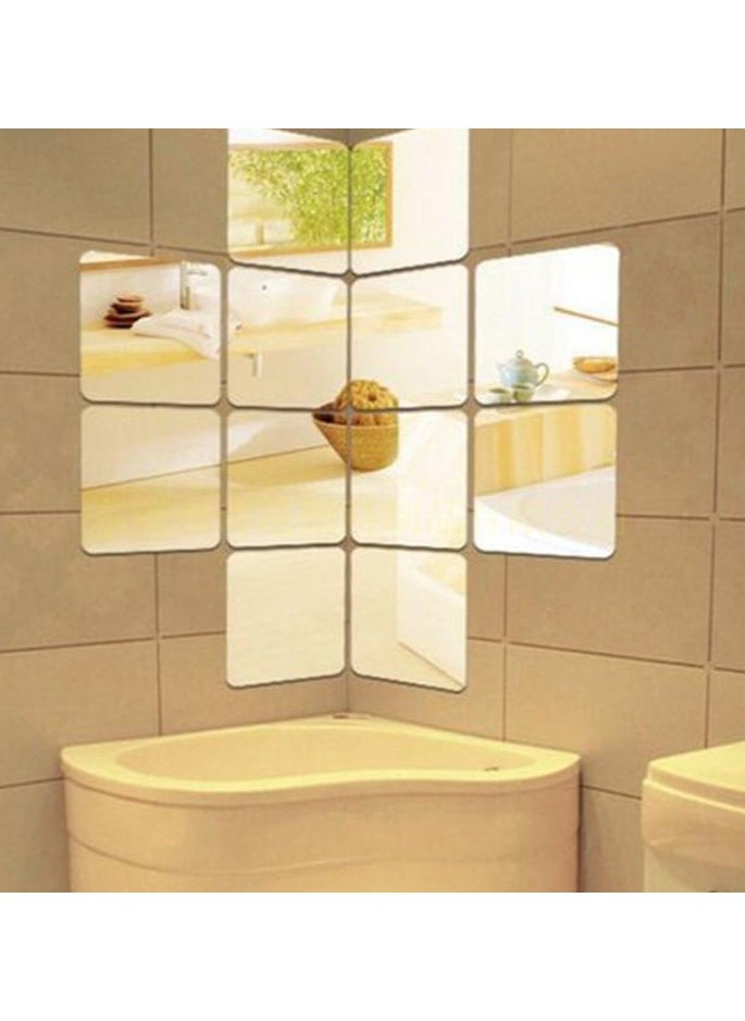 Qiangtie Mirror Style Wall Sticker