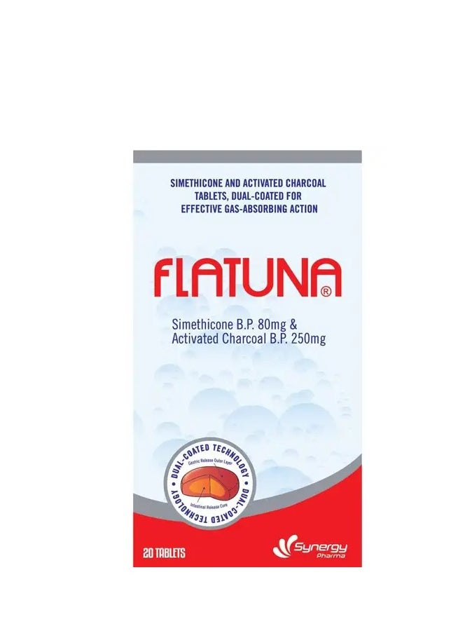 Flatuna Dual Coated Tablets 20's