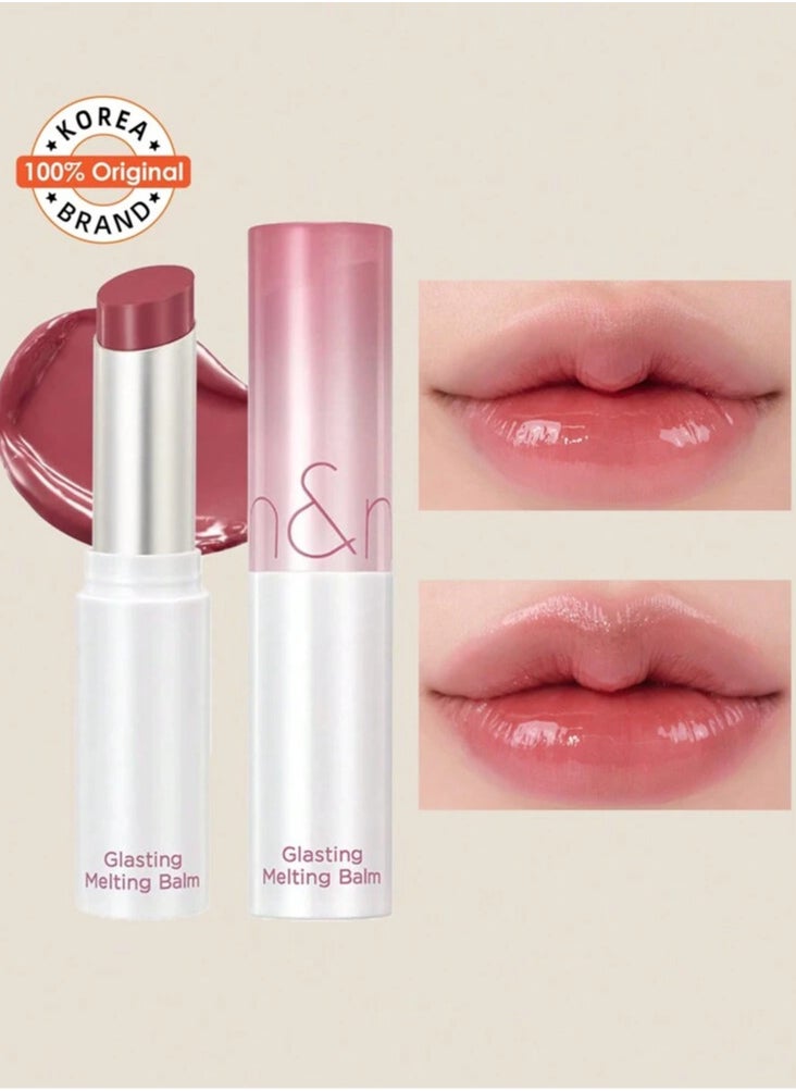 Glasting Melting Balm 3.5g, 07 MAUVE WHIP, Glossy, Plumping Lips, Moisture, Translucent,