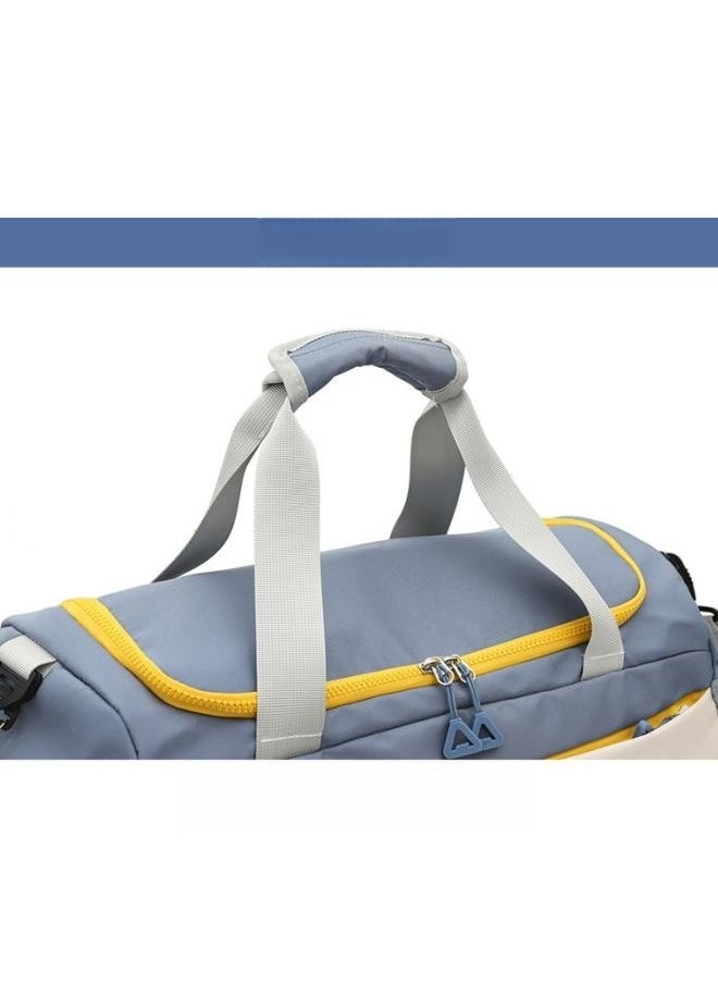 Gym Bag with Shoes Compartment, Sports Bag with Waterproof Pocket for Wet Towels, Travel Duffel Bag for Men and Women Waterproof Sport Gym Bag With Shoe Compartment Basketball Football Weekender Bag