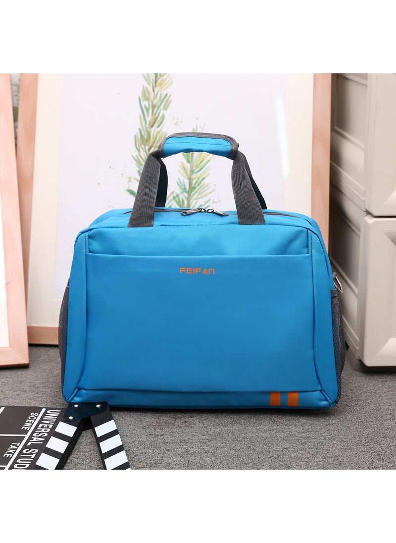 Large Capacity Travel Tote Bag Blue