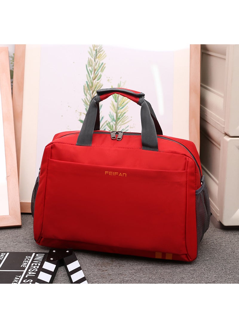 Large Capacity Travel Tote Bag Red