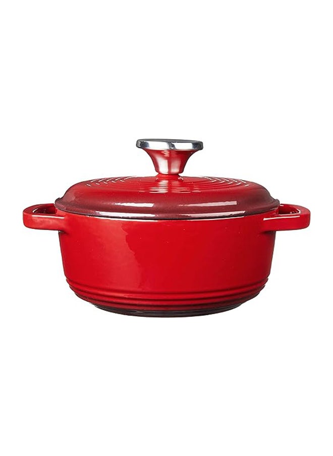 Lodge Enameled Dutch Oven 1.5 Qt Red EC1D43