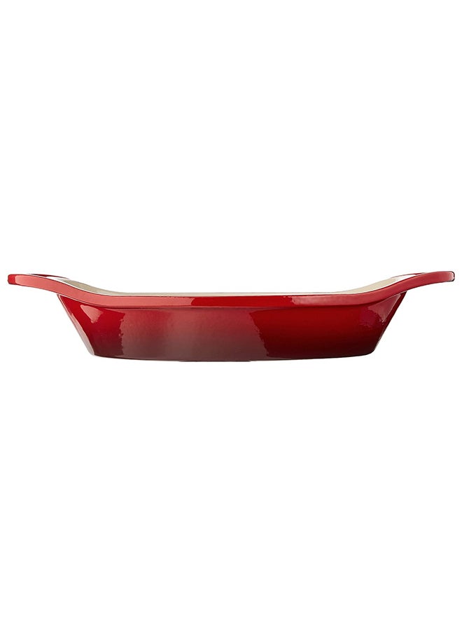 Lodge Oval casserole, 2 Quart, Red