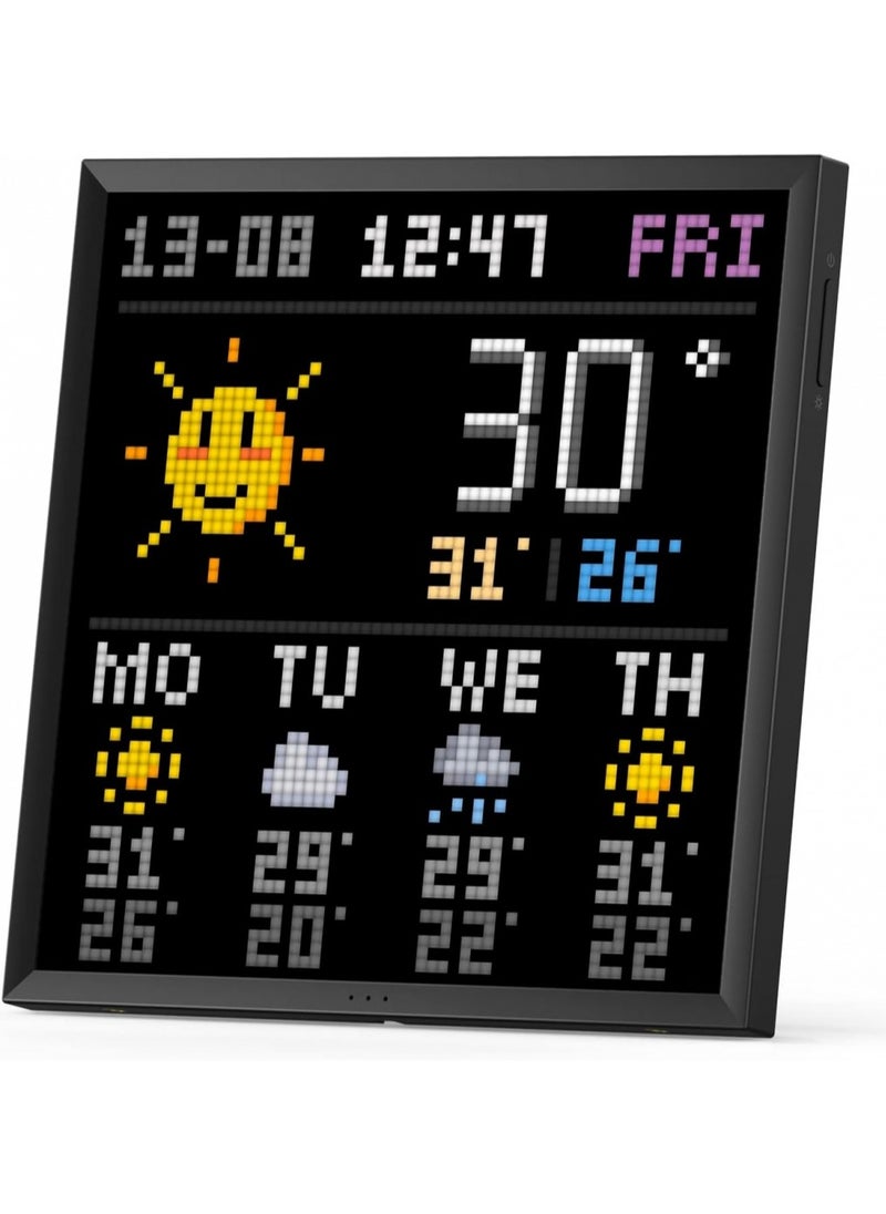 Divoom Pixoo64 64×64 Pixel Art LED Display Social Media Counter