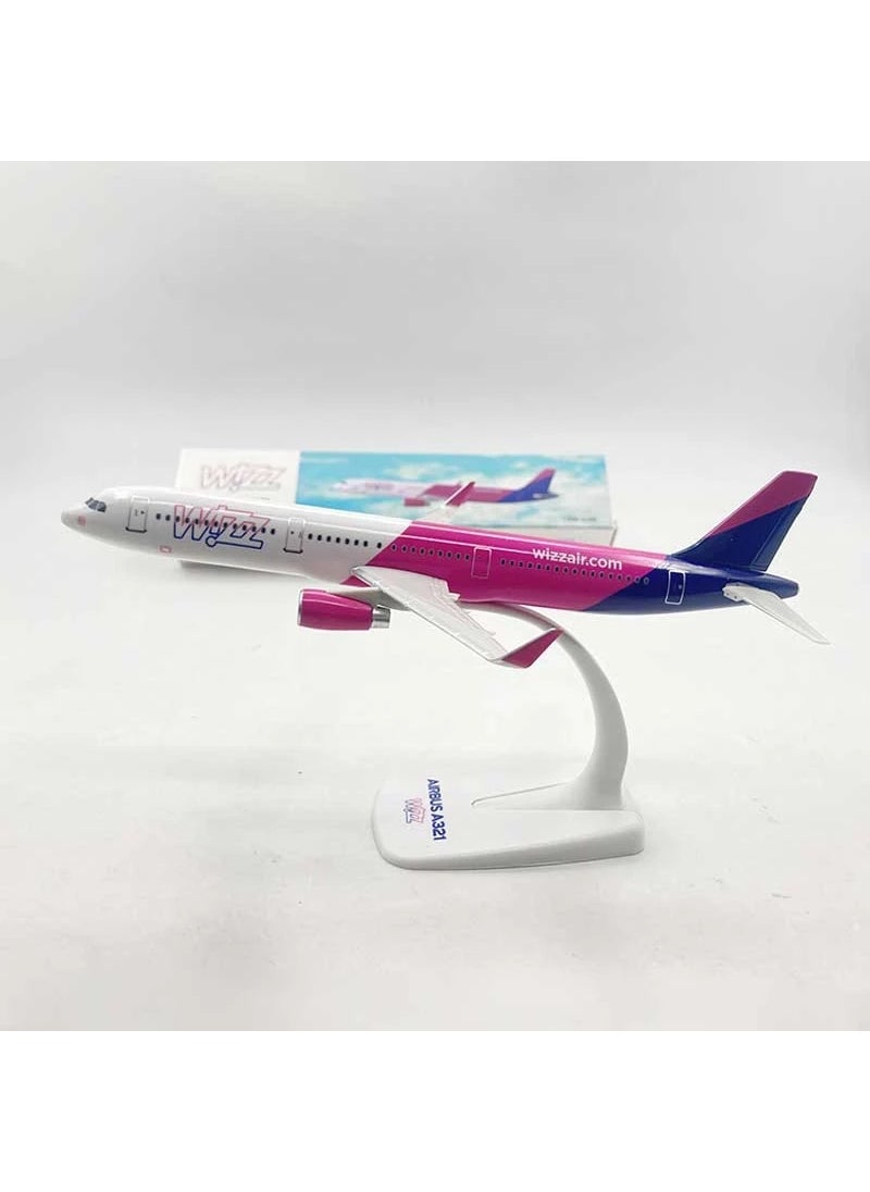 WIZZ AIR A321 Airplane Model Toy for Boys WIZZ AIR A321