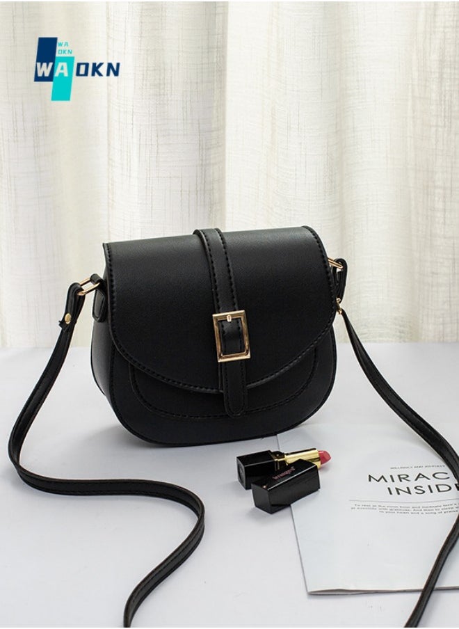 Women's Fashion Solid Color Shoulder Bag, Girls' Simple Small Bag Messenger Bag Mobile Phone Bag Coin Purse, Ladies PU Leather Crossbody Bag Sling Bag Side Bag Carry Bag