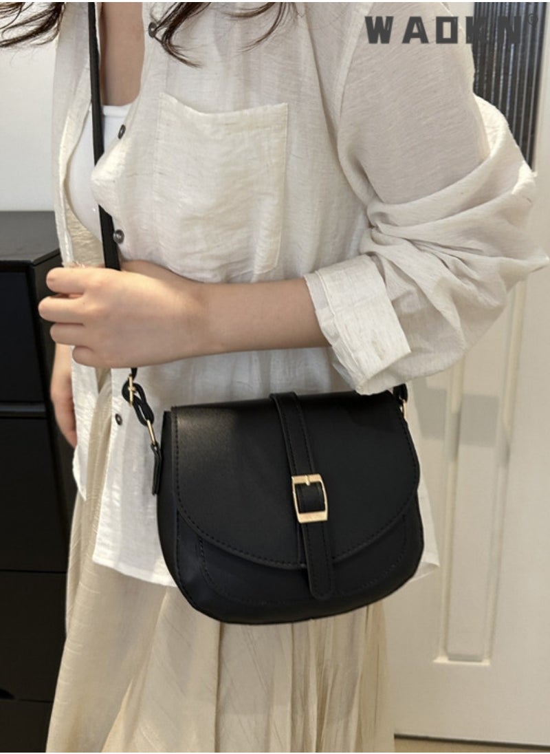 Women's Fashion Solid Color Shoulder Bag, Girls' Simple Small Bag Messenger Bag Mobile Phone Bag Coin Purse, Ladies PU Leather Crossbody Bag Sling Bag Side Bag Carry Bag