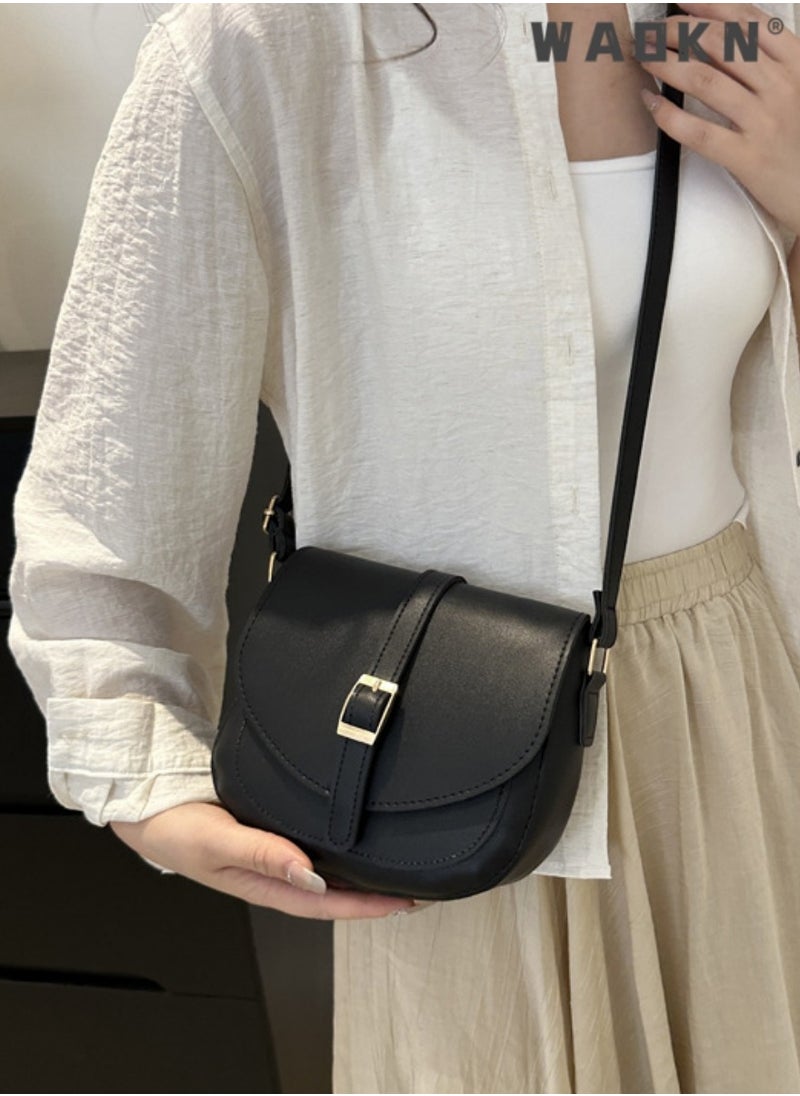 Women's Fashion Solid Color Shoulder Bag, Girls' Simple Small Bag Messenger Bag Mobile Phone Bag Coin Purse, Ladies PU Leather Crossbody Bag Sling Bag Side Bag Carry Bag