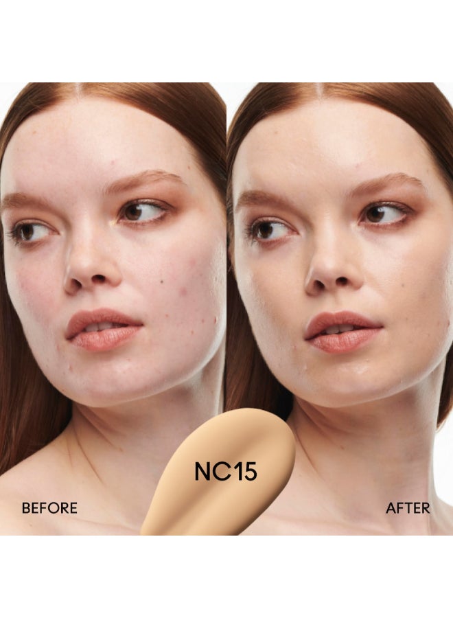 studio radiance high coverage serum foundation nc15 Beige