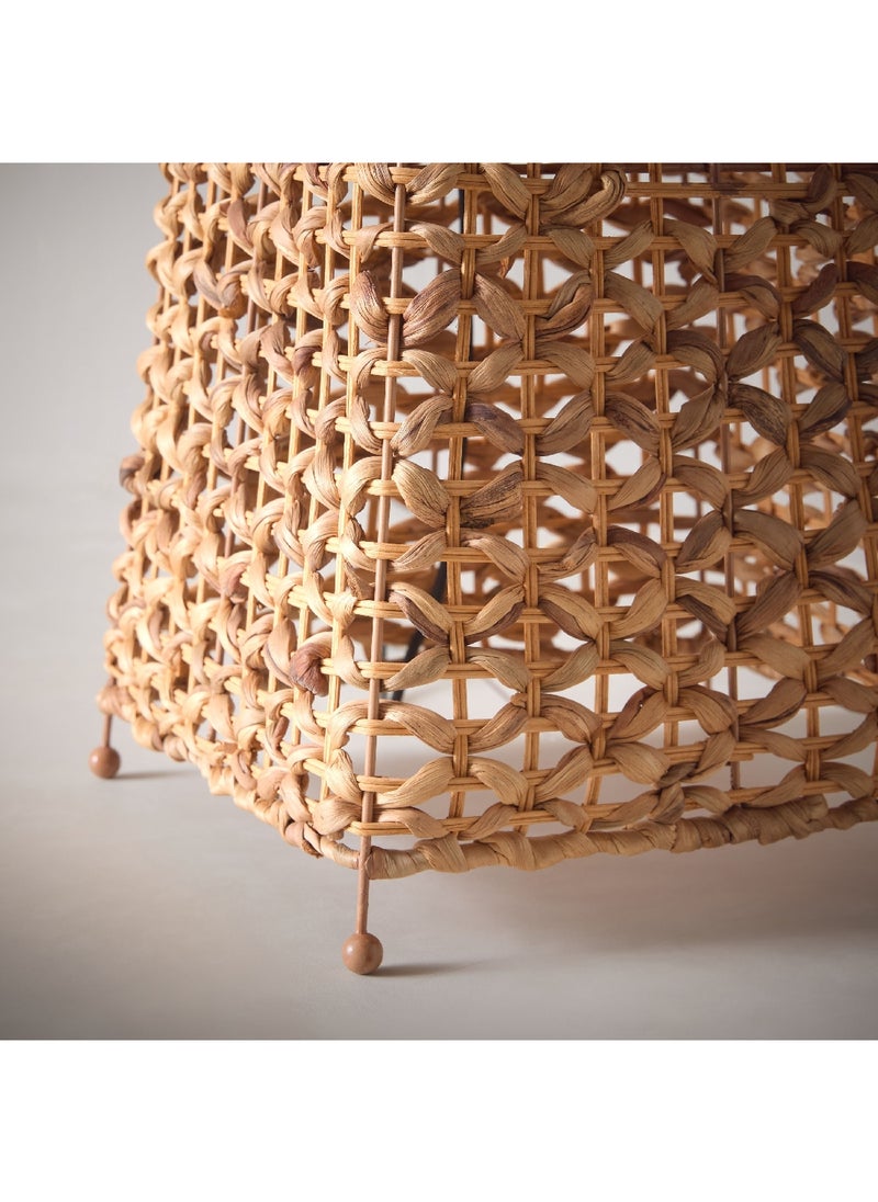 Naturel Rattan and Seagrass Floor Lamp with Cable and E27 29 x 130 x 29 cm