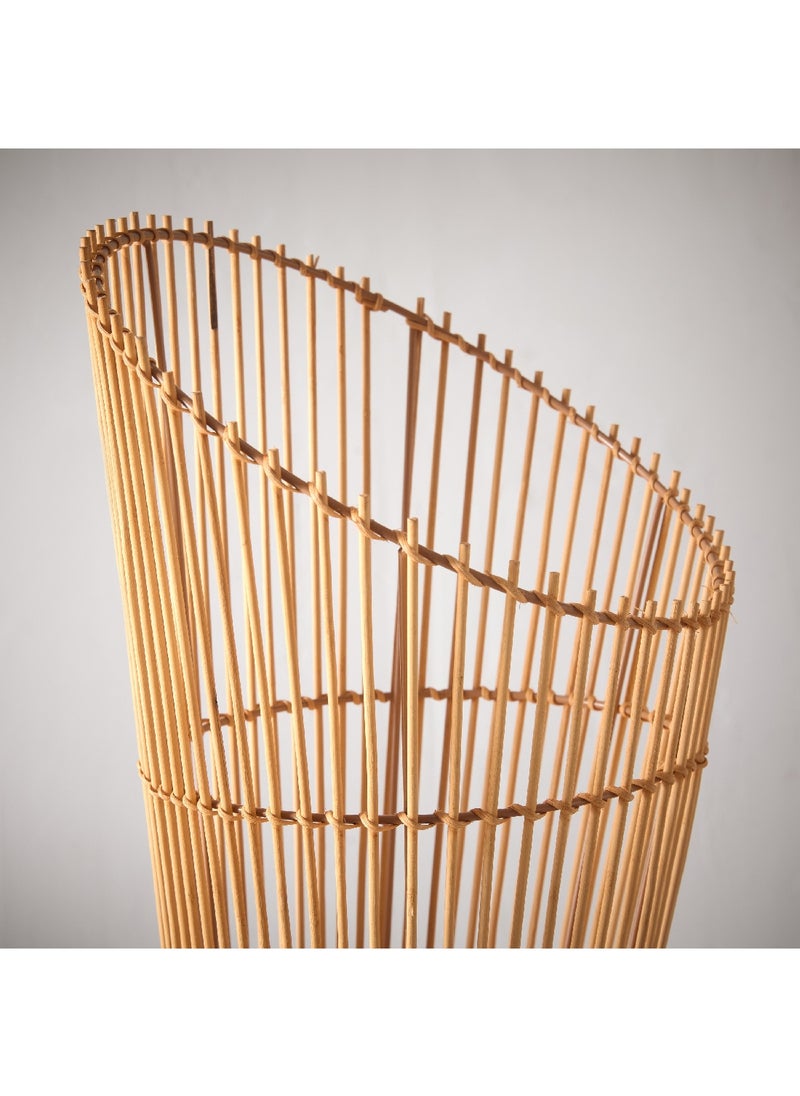 Naturel Bamboo Floor Lamp with Cable and E27 Bulb 29.5 x 118 x 29.5 cm