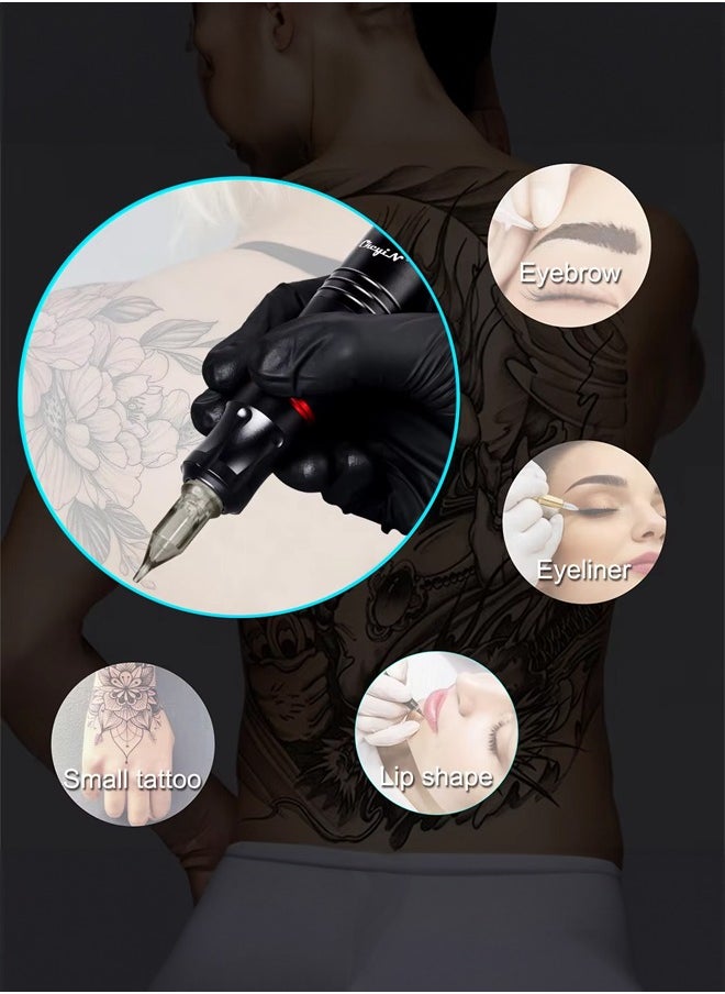 Tattoo Kit Tattoo tools Tattoo equipment set stable performance lightweight portable black tattoo practice tattoo equipment motor pen