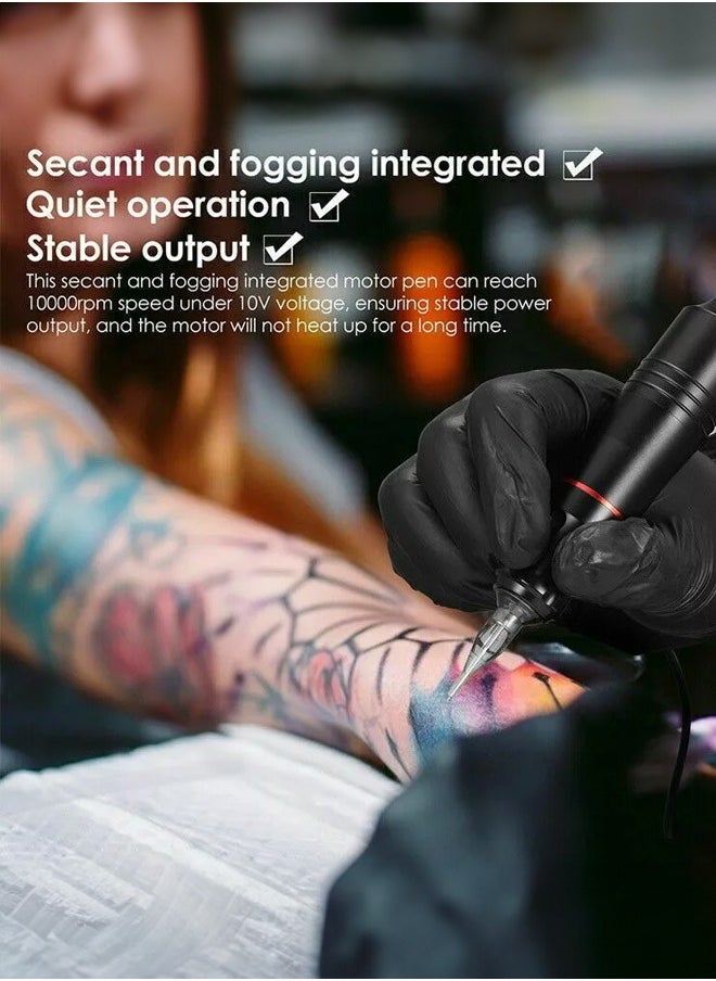 Tattoo Kit Tattoo tools Tattoo equipment set stable performance lightweight portable black tattoo practice tattoo equipment motor pen