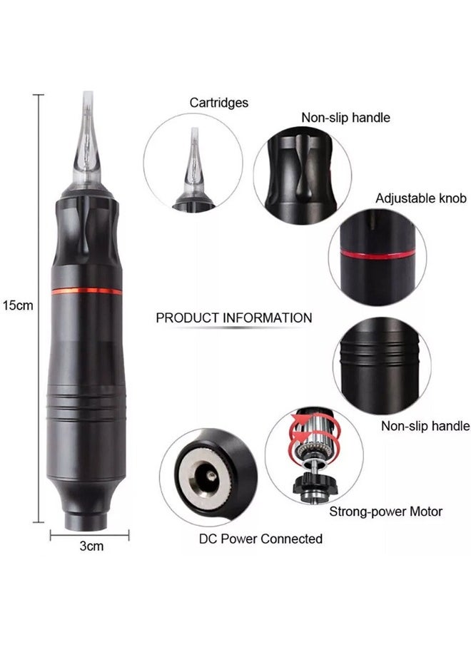 Tattoo Kit Tattoo tools Tattoo equipment set stable performance lightweight portable black tattoo practice tattoo equipment motor pen