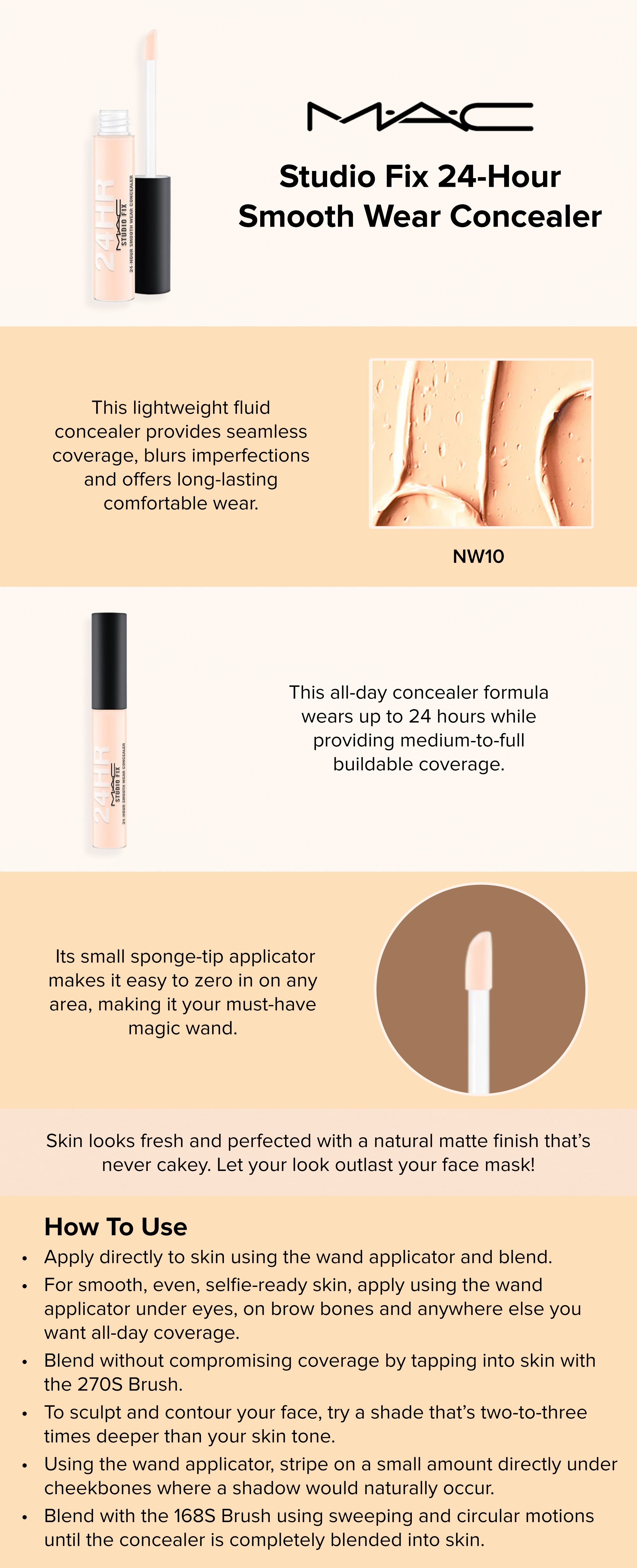 STUDIO FIX 24-HOUR SMOOTH WEAR CONCEALER NW10 NW10