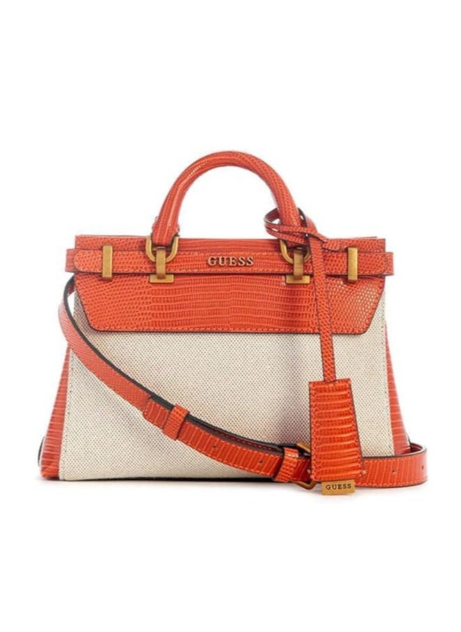 GUESS Sestri Mini PU Zipper Closure Casual Women's Satchel