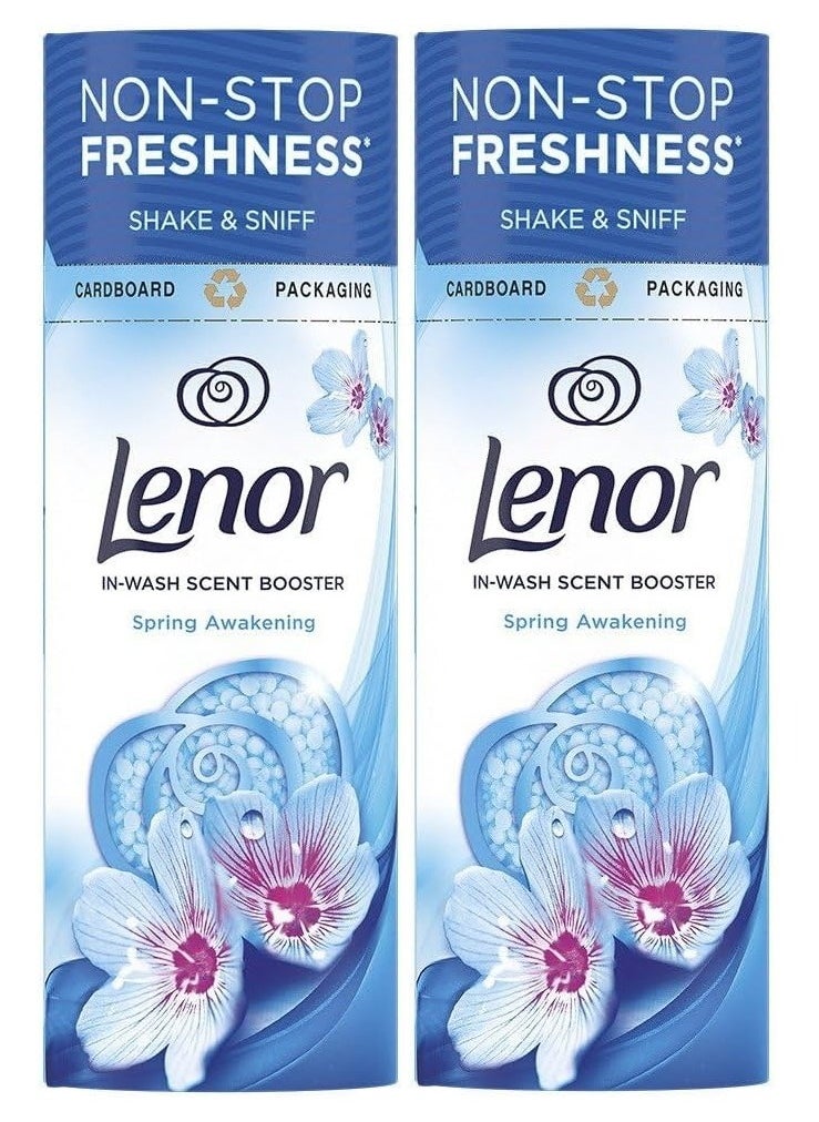 Lenor In-Wash Fabric Scent Booster Beads - Spring Awakening 176g Pack of 2