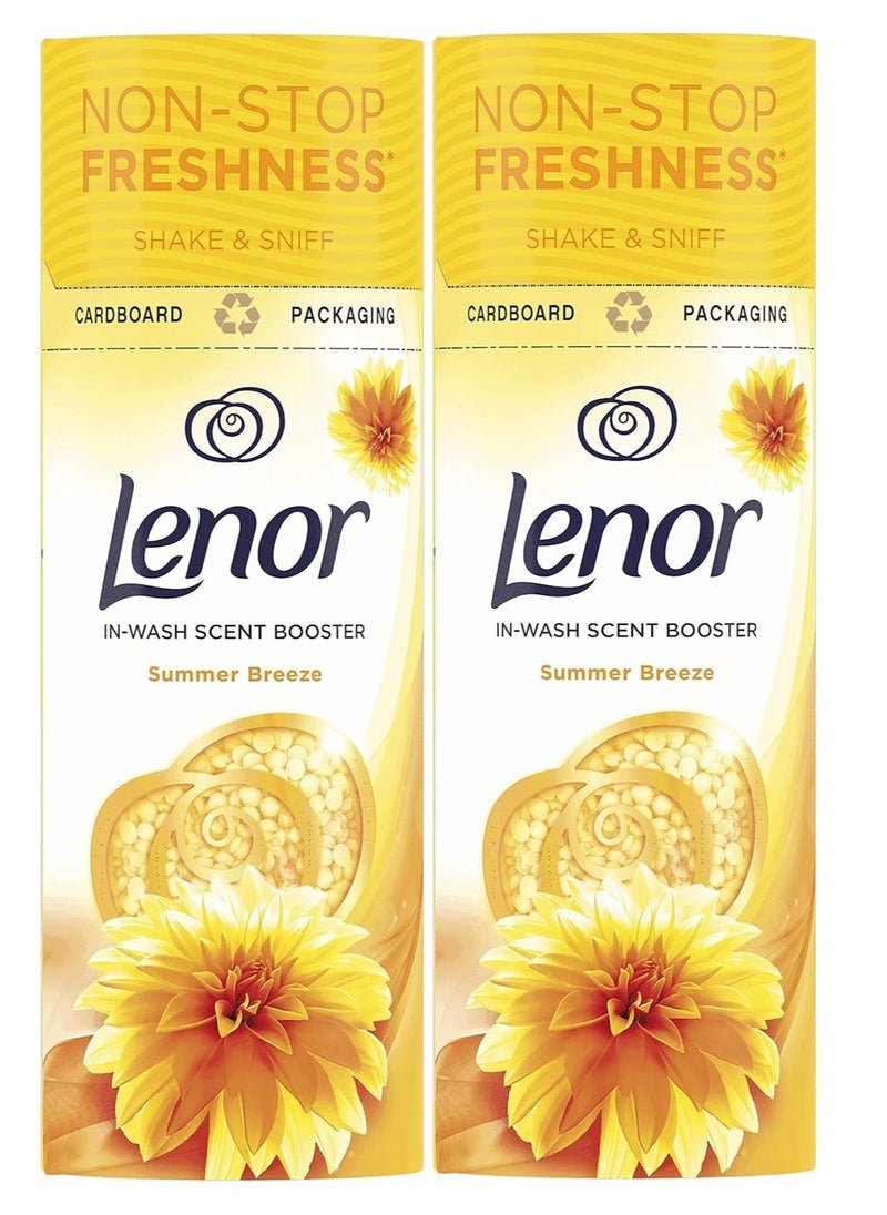 Lenor In-Wash Fabric Scent Booster Beads - Gold Orchid 176g Pack of 2