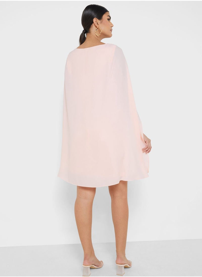 Split Sleeve Knitted Dress