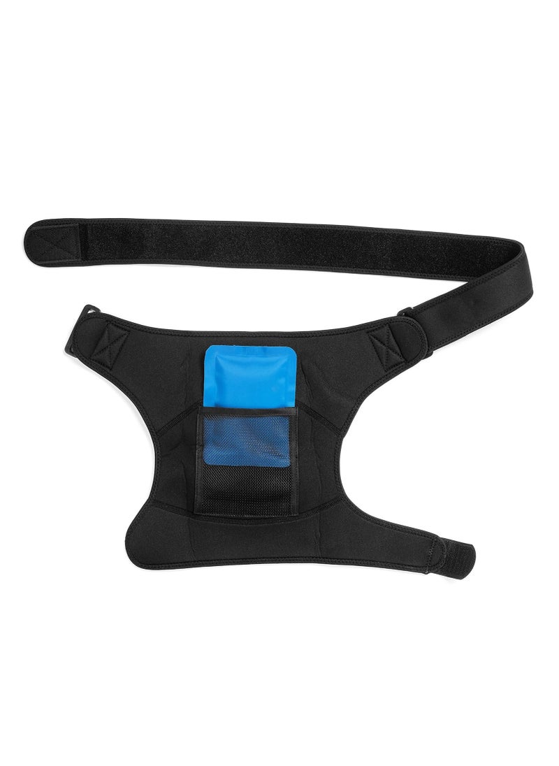 Shoulder Brace with Ice Pack, for Men and Women