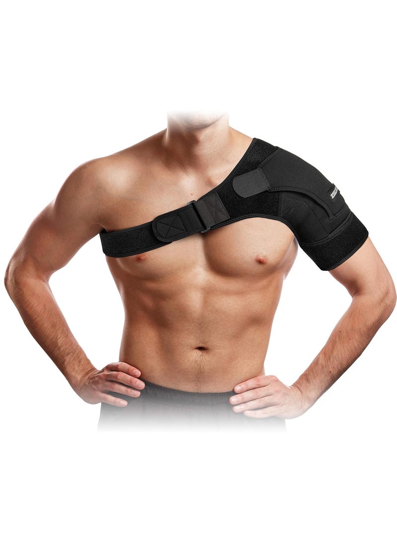 Shoulder Brace with Ice Pack, for Men and Women