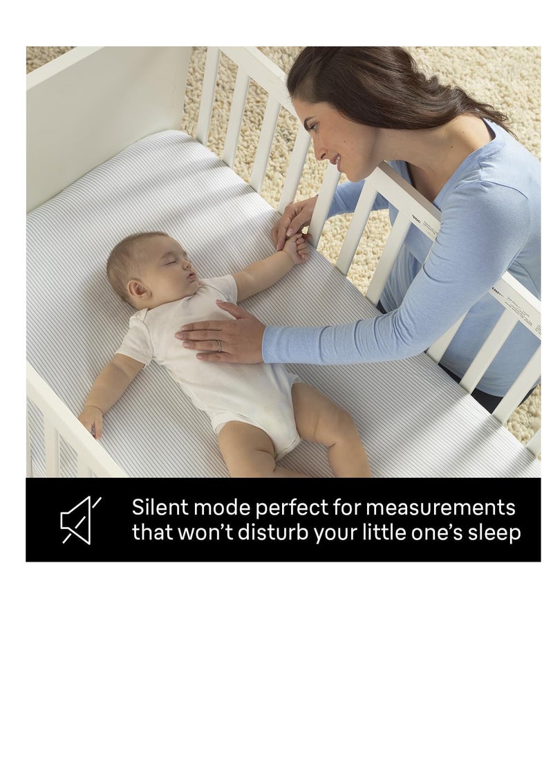 No Touch 3-in-1 Thermometer Measures Forehead Liquid and Food Temps Professional Accuracy and Color Coded Fever Guidance for Babies Kids Toddlers and Adults FSA and HSA Eligible