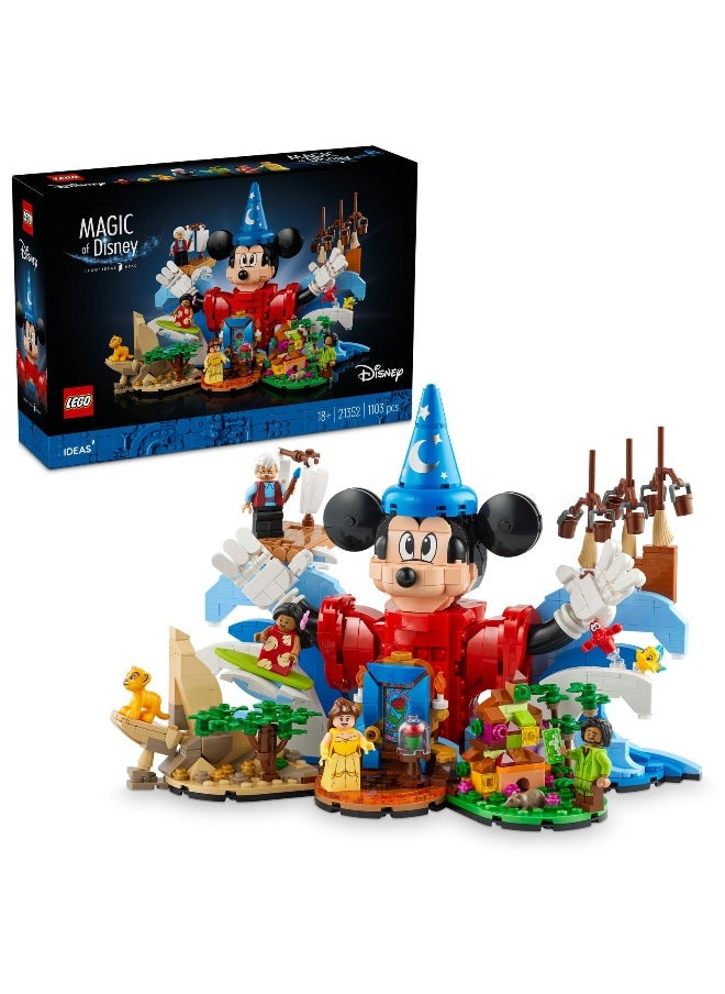 LEGO Ideas Magic of Disney 21352 Building Toy Set (1103 Pieces)