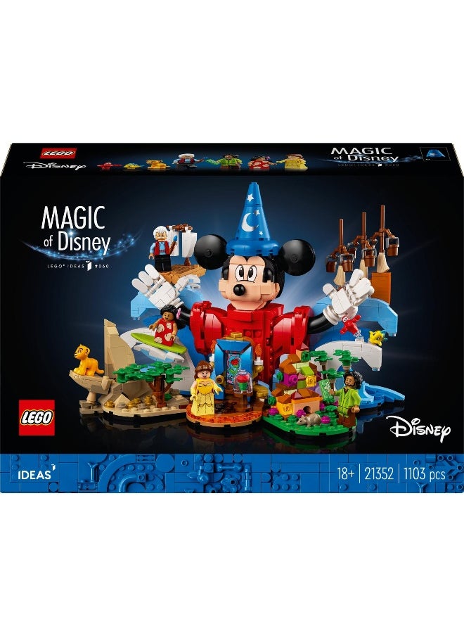 LEGO Ideas Magic of Disney 21352 Building Toy Set (1103 Pieces)