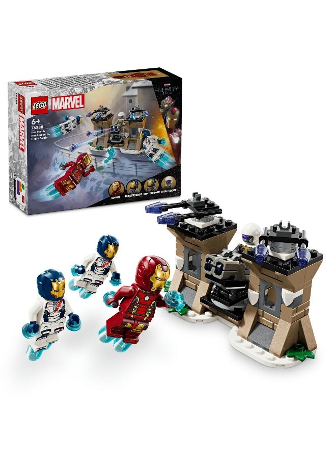 LEGO Marvel Iron Man & Iron Legion vs. Hydra Soldier 76288 Building Toy Set (135 Pieces)