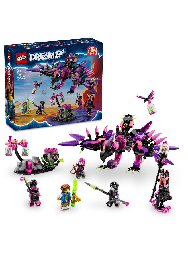 LEGO DREAMZzz The Never Witch’s Nightmare Creatures 71483 Building Toy Set (457 Pieces)