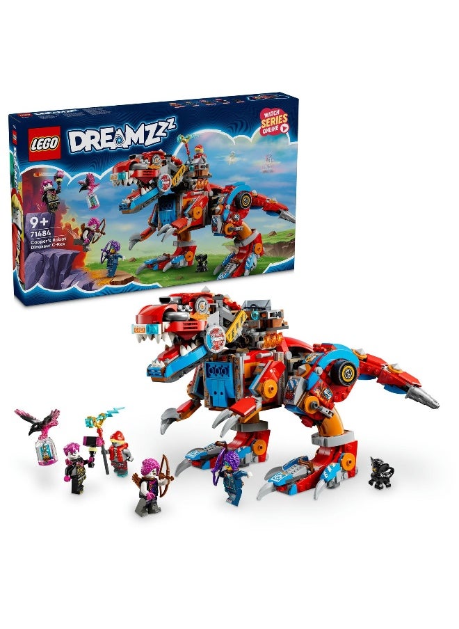 LEGO DREAMZzz Cooper’s Robot Dinosaur C-Rex Toy 71484 Building Toy Set (917 Pieces)