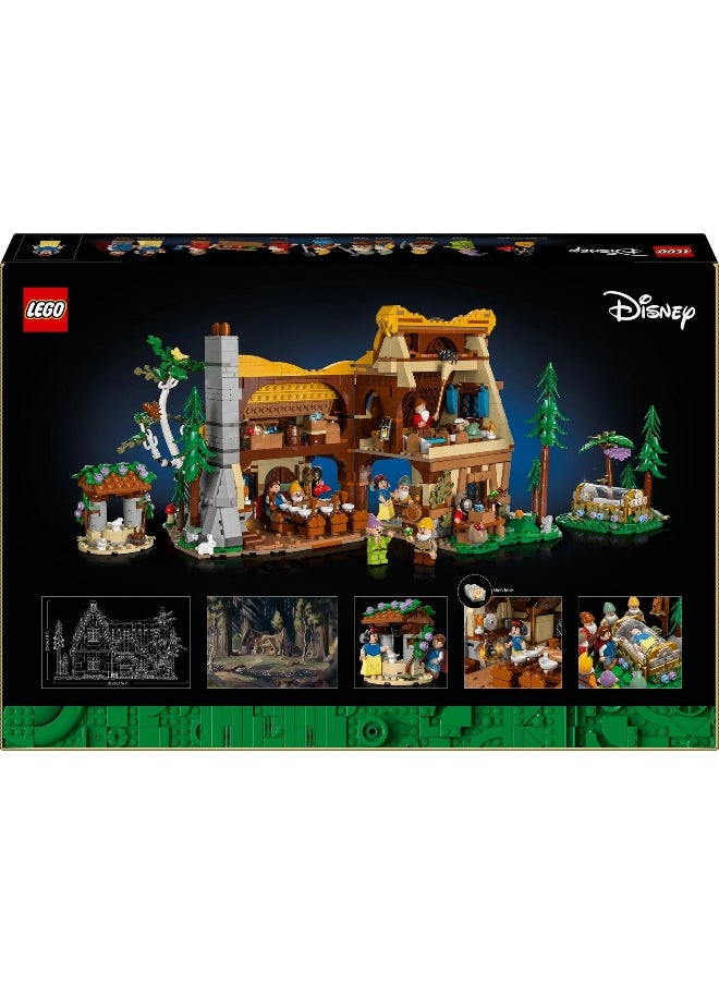 LEGO Disney Snow White and the Seven Dwarfs’ Cottage 43242 Building Toy Set (2228 Pieces)