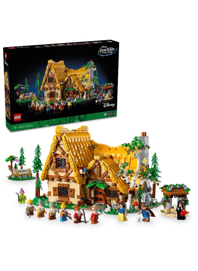 LEGO Disney Snow White and the Seven Dwarfs’ Cottage 43242 Building Toy Set (2228 Pieces)