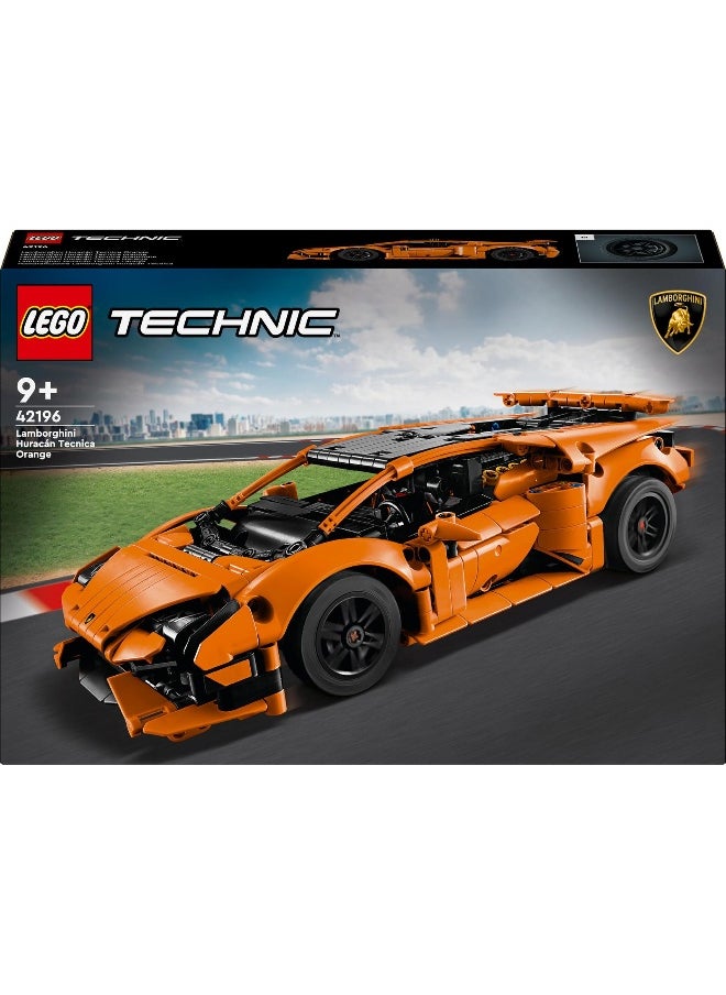 LEGO® Technic Lamborghini Huracán Tecnica Orange Set 42196 Building Toy Set (806 pieces)