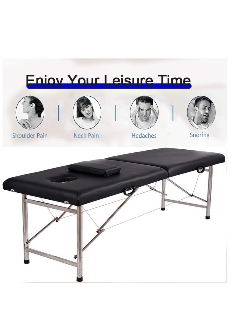 ZUIHAO Portable Massage Bed Lash Bed Facial Table SPA Beds Salon Tattoo Esthetician Bed with Carrying Bag for Shop & Home