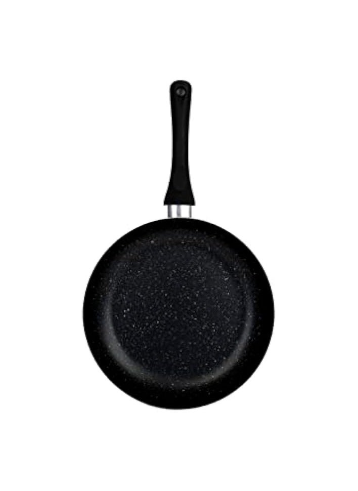 Fry Pan with Durable Marble Coating, Induction Safe Non-Stick Frying/Sauté Pan, Forged Aluminium