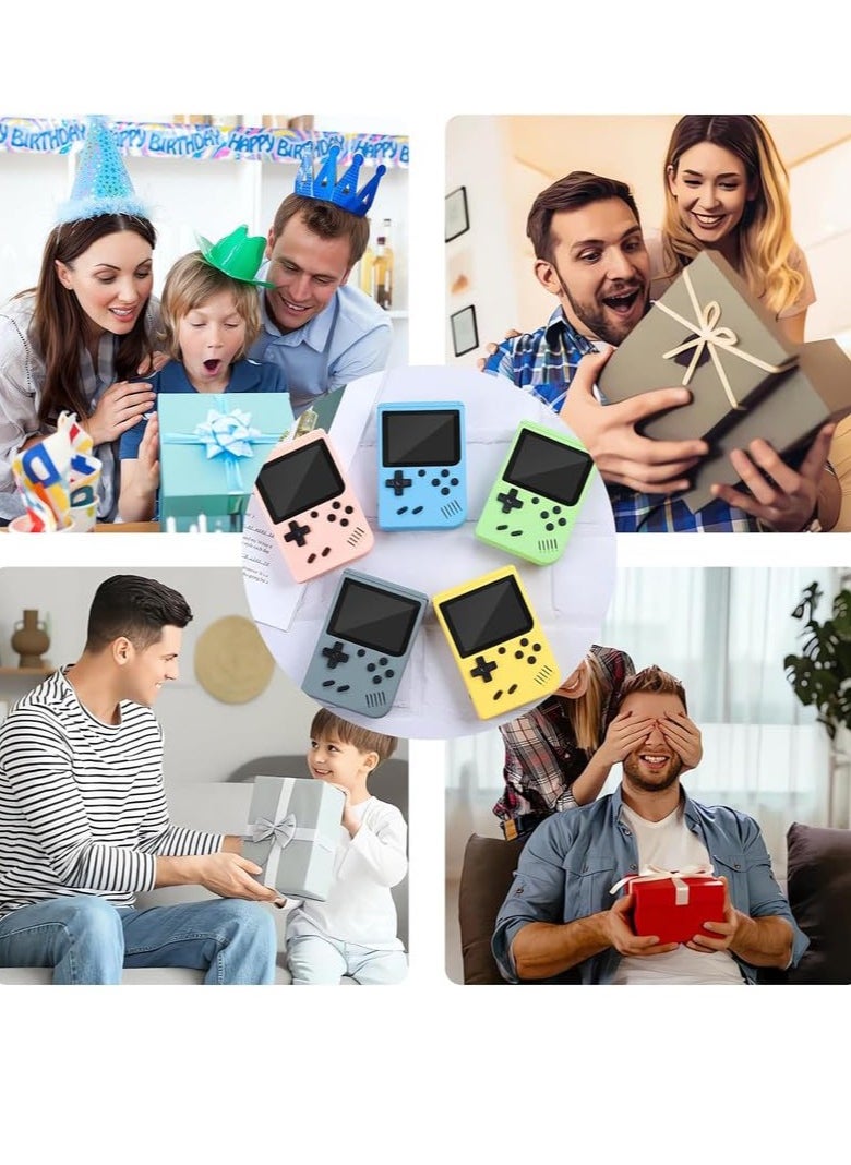Portable Retro Gaming Console with 500 Built-In Games, Dual Player Mode, TV-Out Support & Included Controller – Handheld System with HDMI Connectivity for Home and Travel