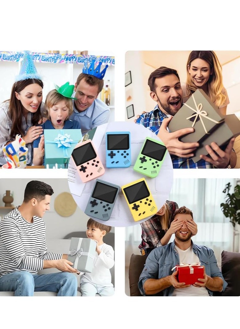 Portable Retro Gaming Console with 500 Built-In Games, Dual Player Mode, TV-Out Support & Included Controller – Handheld System with HDMI Connectivity for Home and Travel
