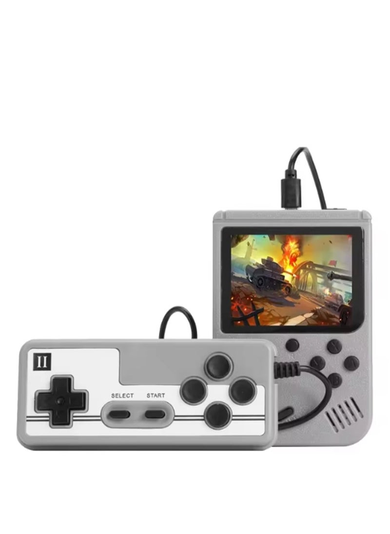 Portable Retro Gaming Console with 500 Built-In Games, Dual Player Mode, TV-Out Support & Included Controller – Handheld System with HDMI Connectivity for Home and Travel